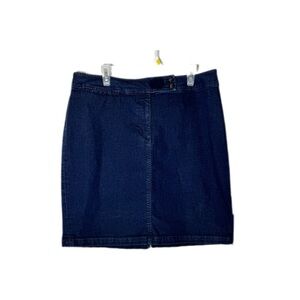 Talbots Dark Blue Pencil Skirt